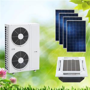 On Grid Hybrid Solar Air Conditioner Cassette Type