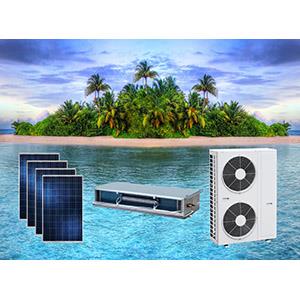 On Grid Hybrid Solar Air Conditioner Duct Type