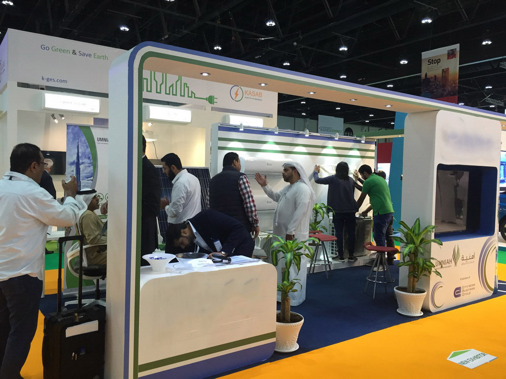 Mr Cool Solar Air Conditioner Show in UAE