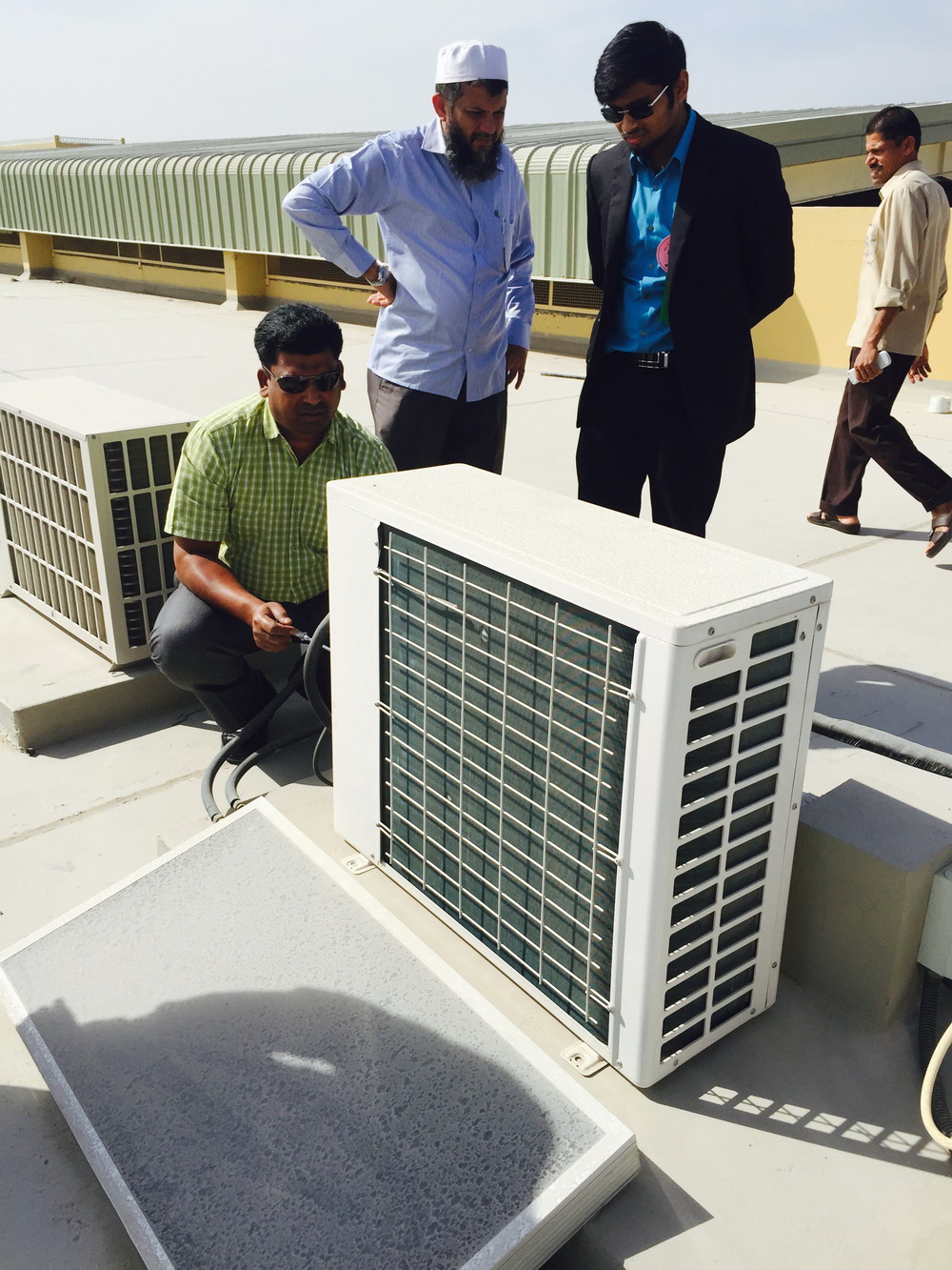 Mr Cool Solar air conditioner project in UAE